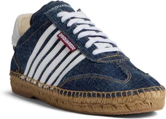 DSQUARED2 denim espadrille sneakers Blue