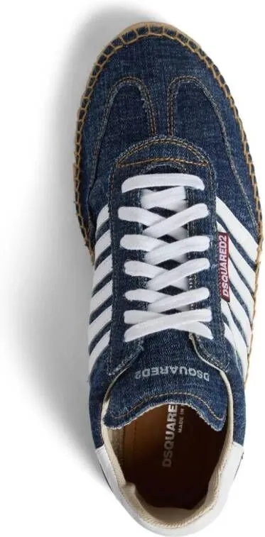 DSQUARED2 denim espadrille sneakers Blue