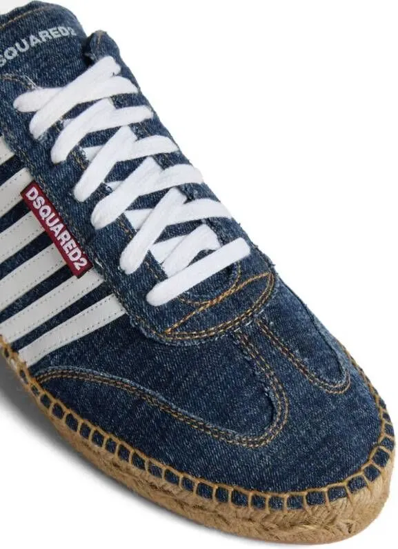 DSQUARED2 denim espadrille sneakers Blue