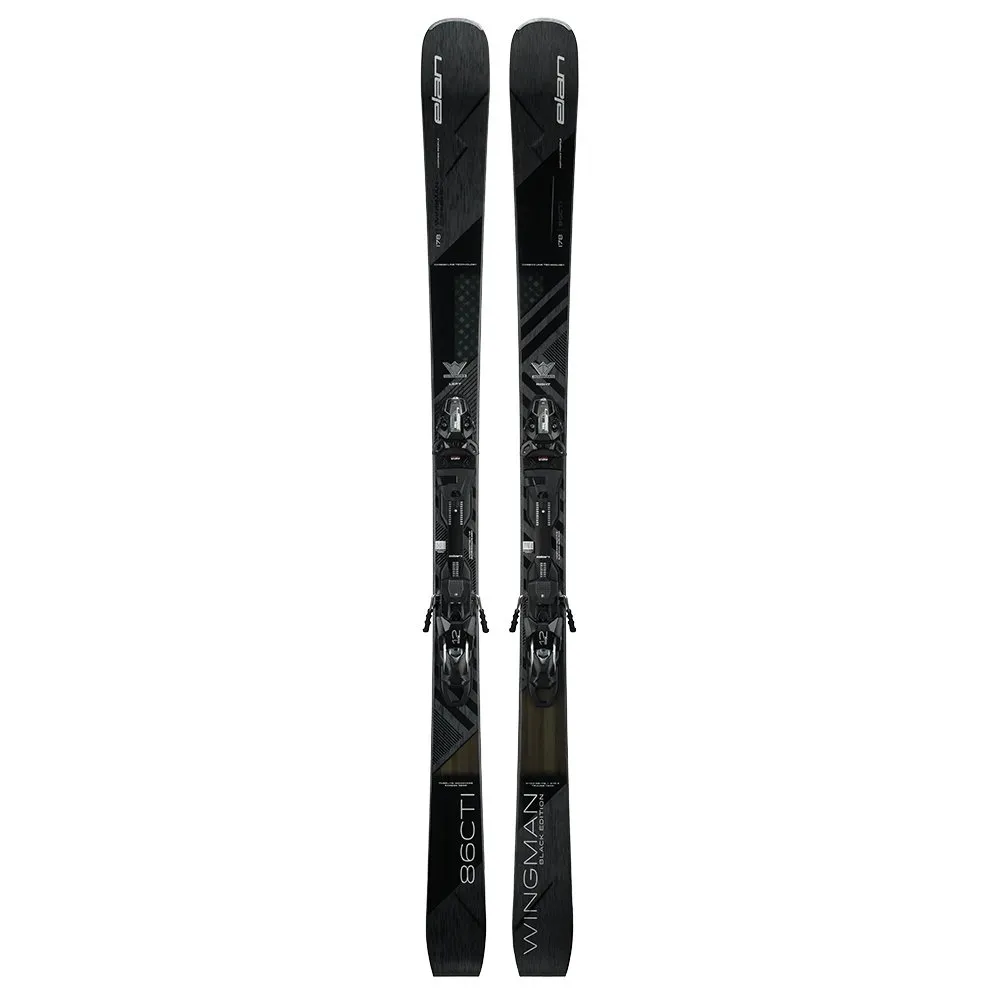 Elan Wingman 86 Black Edition Ski System with EMX 12 Bindings (Men's)