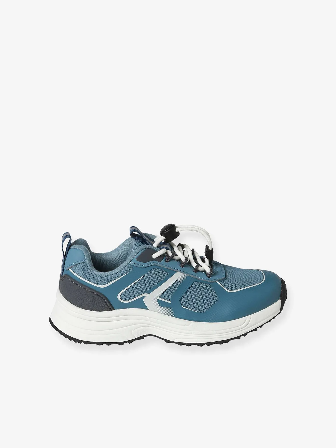 Elasticated Trainers with Thick Soles for Children - blue