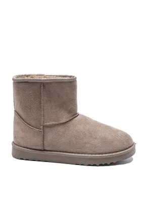 Eleanor Boot | Taupe | Bamsestvler fra Avery