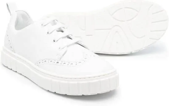 Emporio Ar i Kids lace-up sneakers White