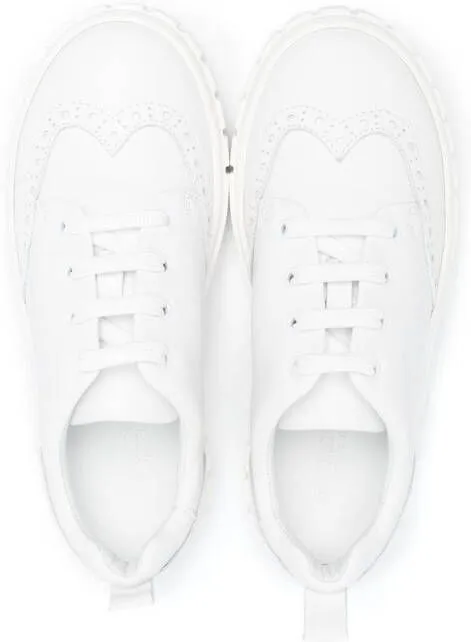 Emporio Ar i Kids lace-up sneakers White