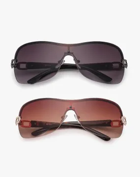 Emra Wide Vintage Sunglasses