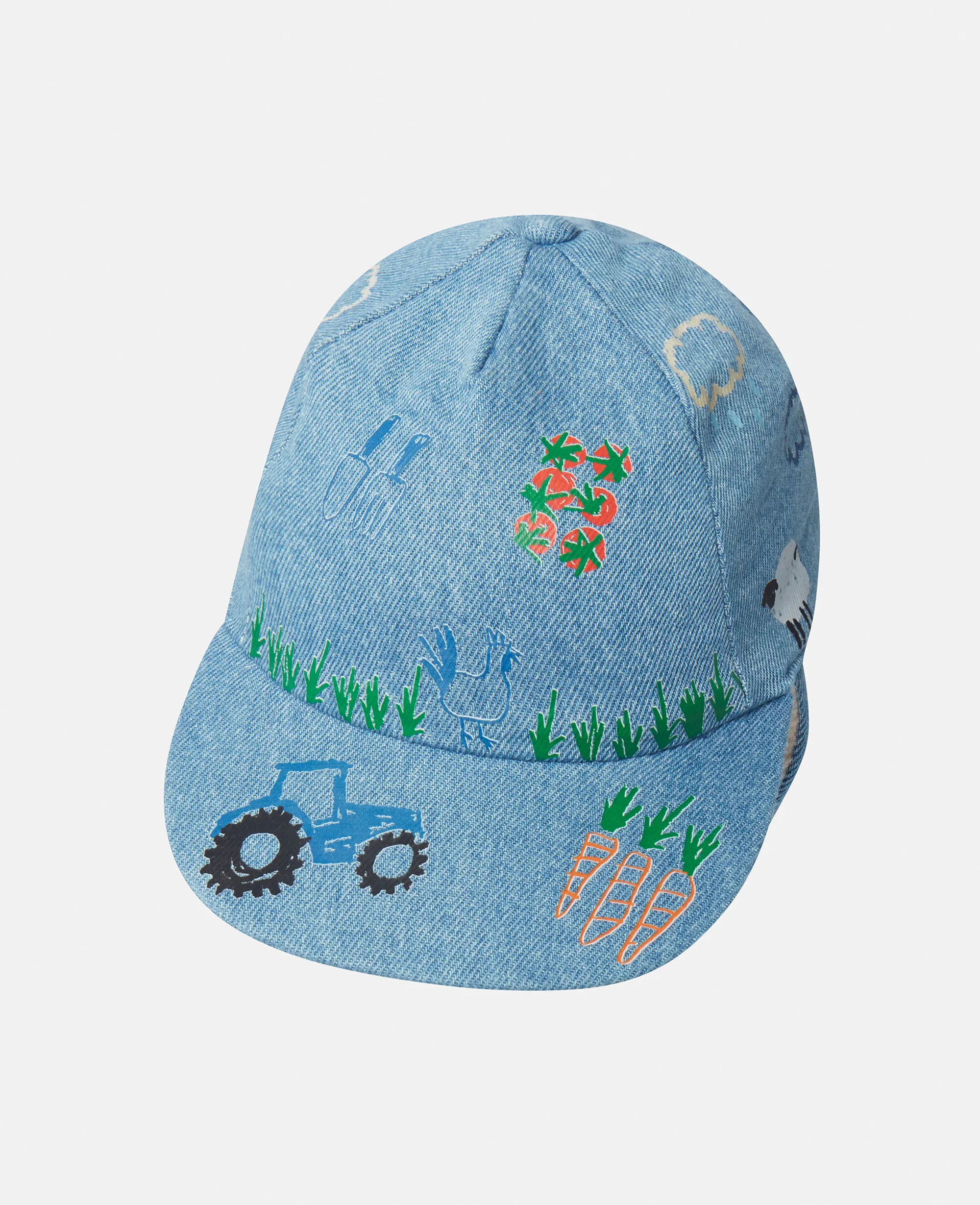 Farmyard Embroidered Hat with Ear Flaps