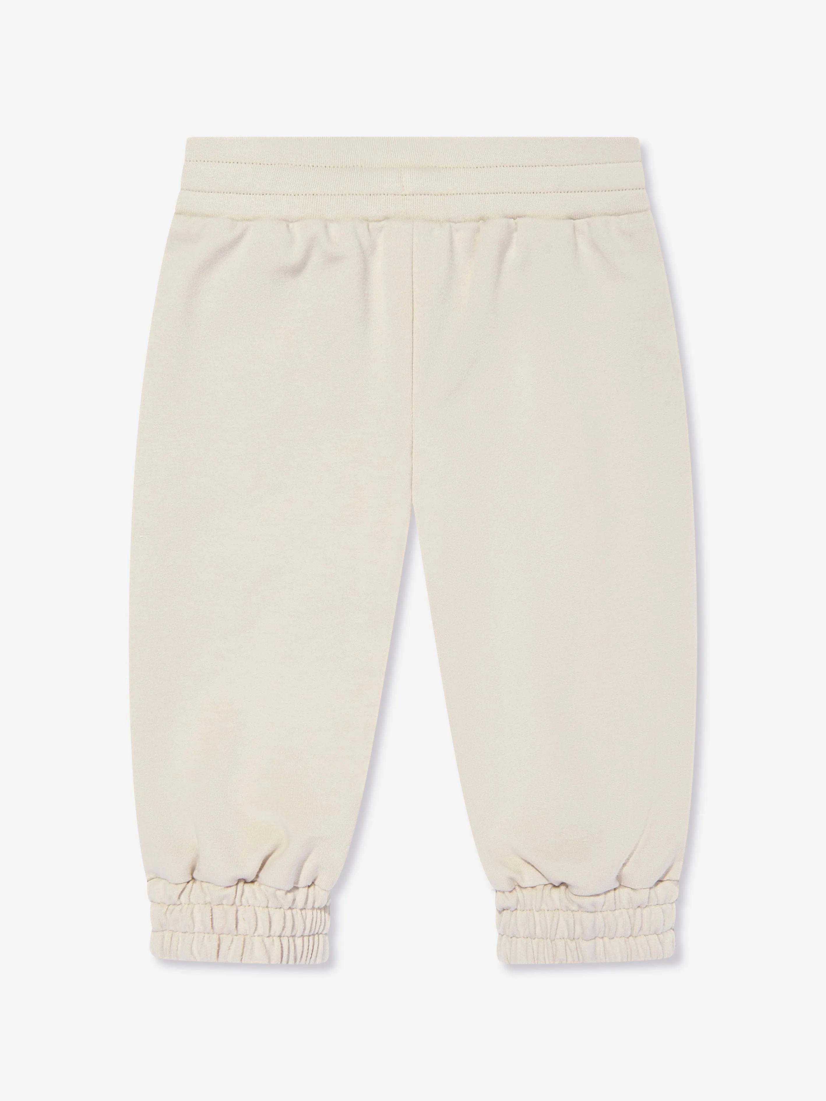 Fendi Baby FF Logo Reversible Joggers in Brown