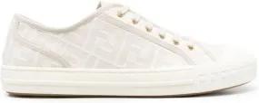 FENDI logo-print sneakers Neutrals