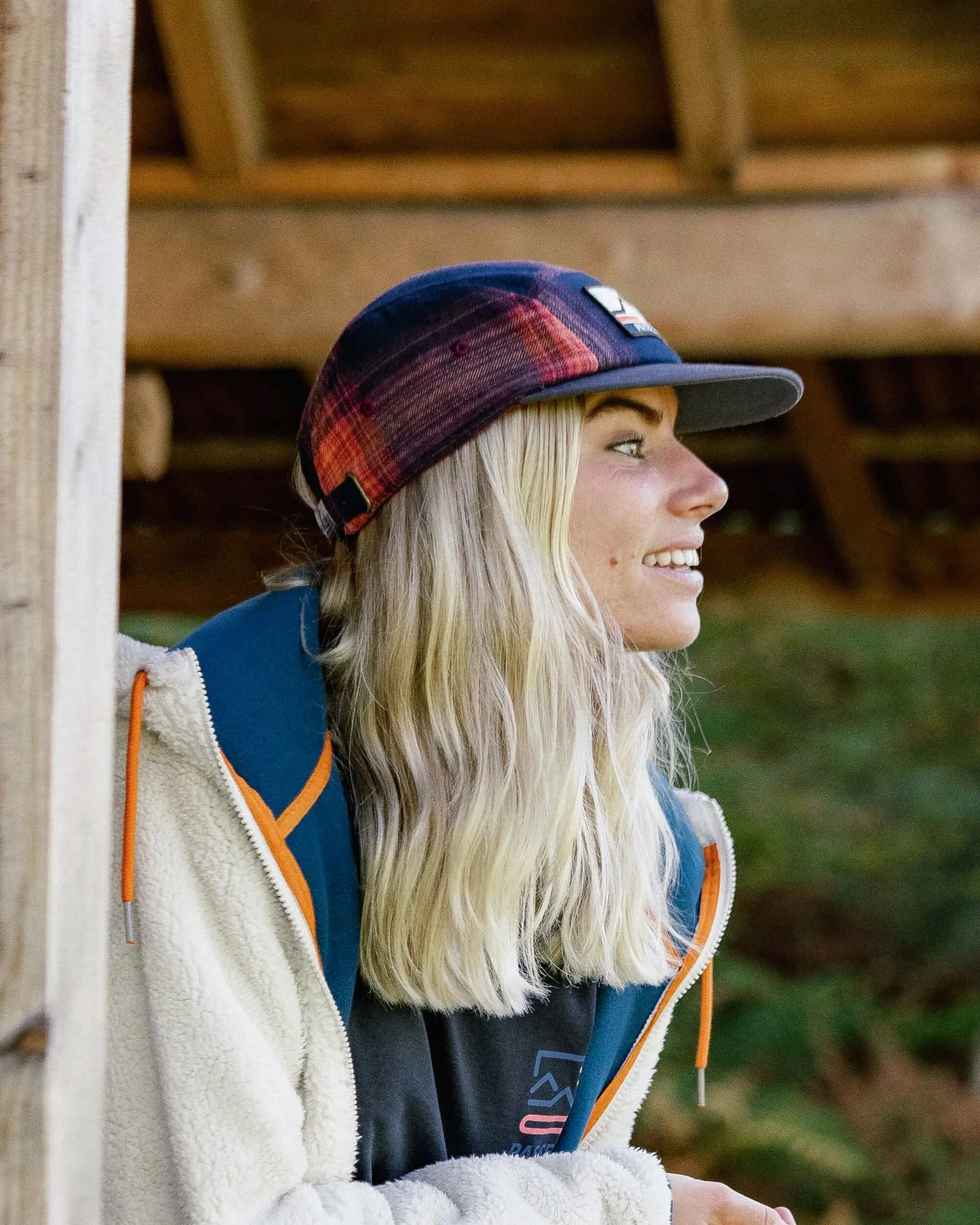 Fixie Recycled Flannel 5 Panel Hat