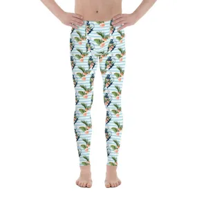 Floral Anchor Men's Leggings