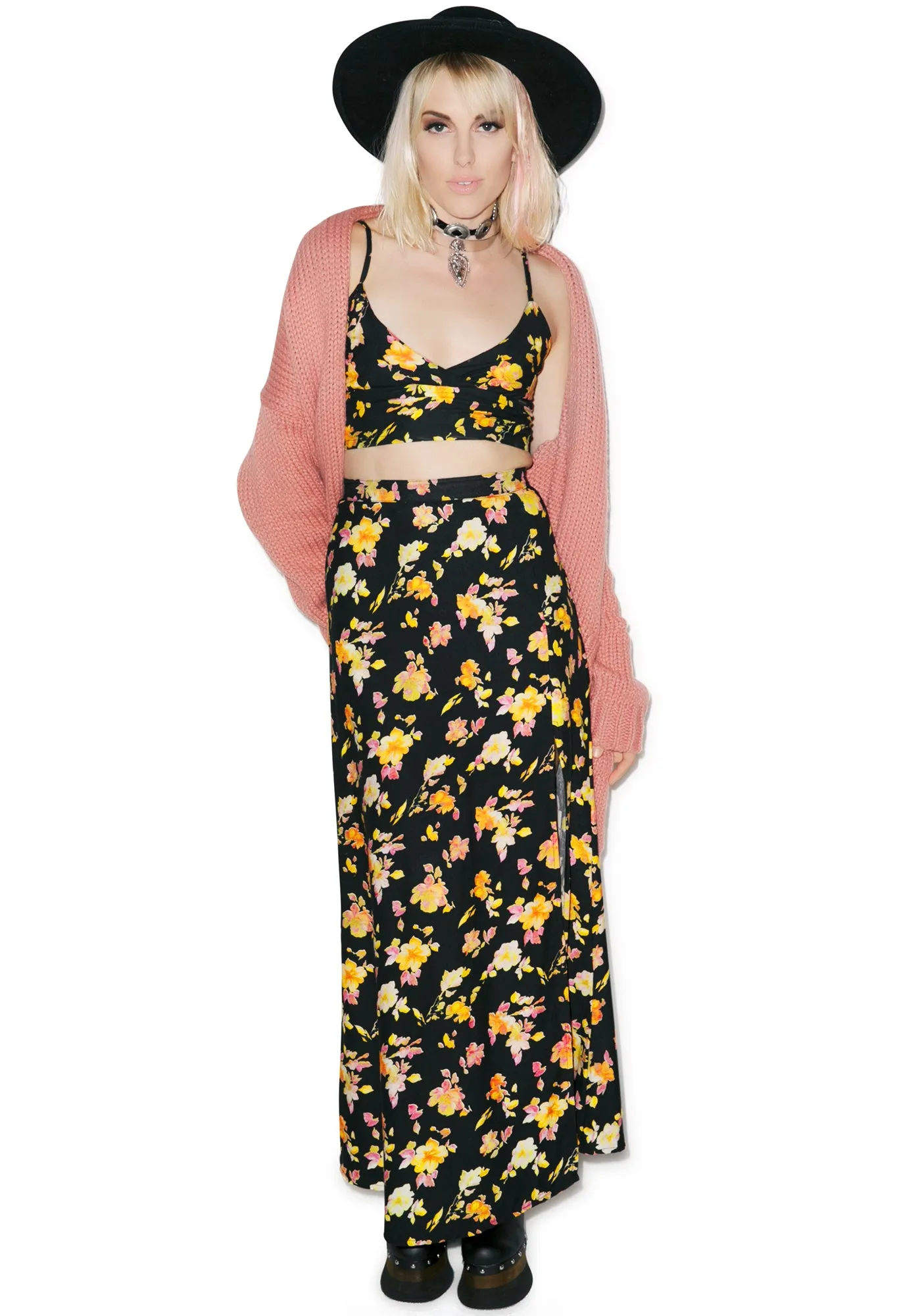 Floral Marla Maxi Skirt-