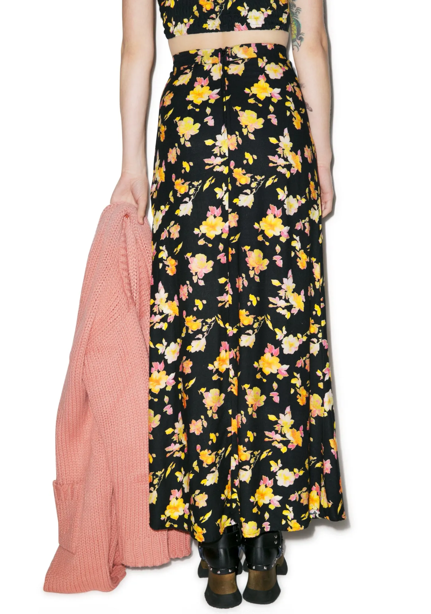 Floral Marla Maxi Skirt-