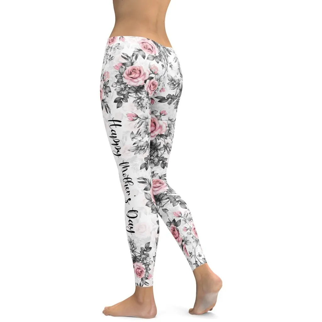 Floral Mother's Day Leggings