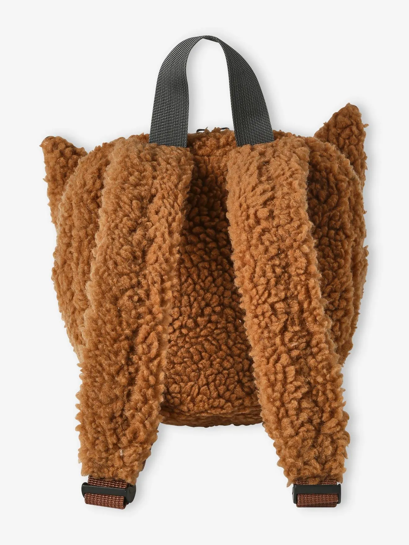 Fox Backpack in Sherpa, for Children - ginger