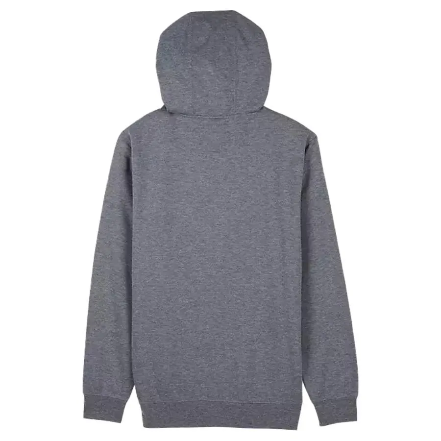 Fox Racing Men's Wordmark Fleece Pullover Hoodie - Heather Graphite