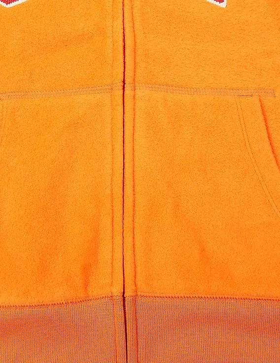 GAP Boys Orange Hooded Fleece Sweatshirt