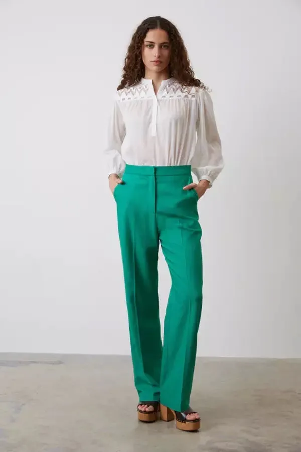 Gerard Darel & PabloELORA WIDE LEG TAILORED SUIT TROUSERS