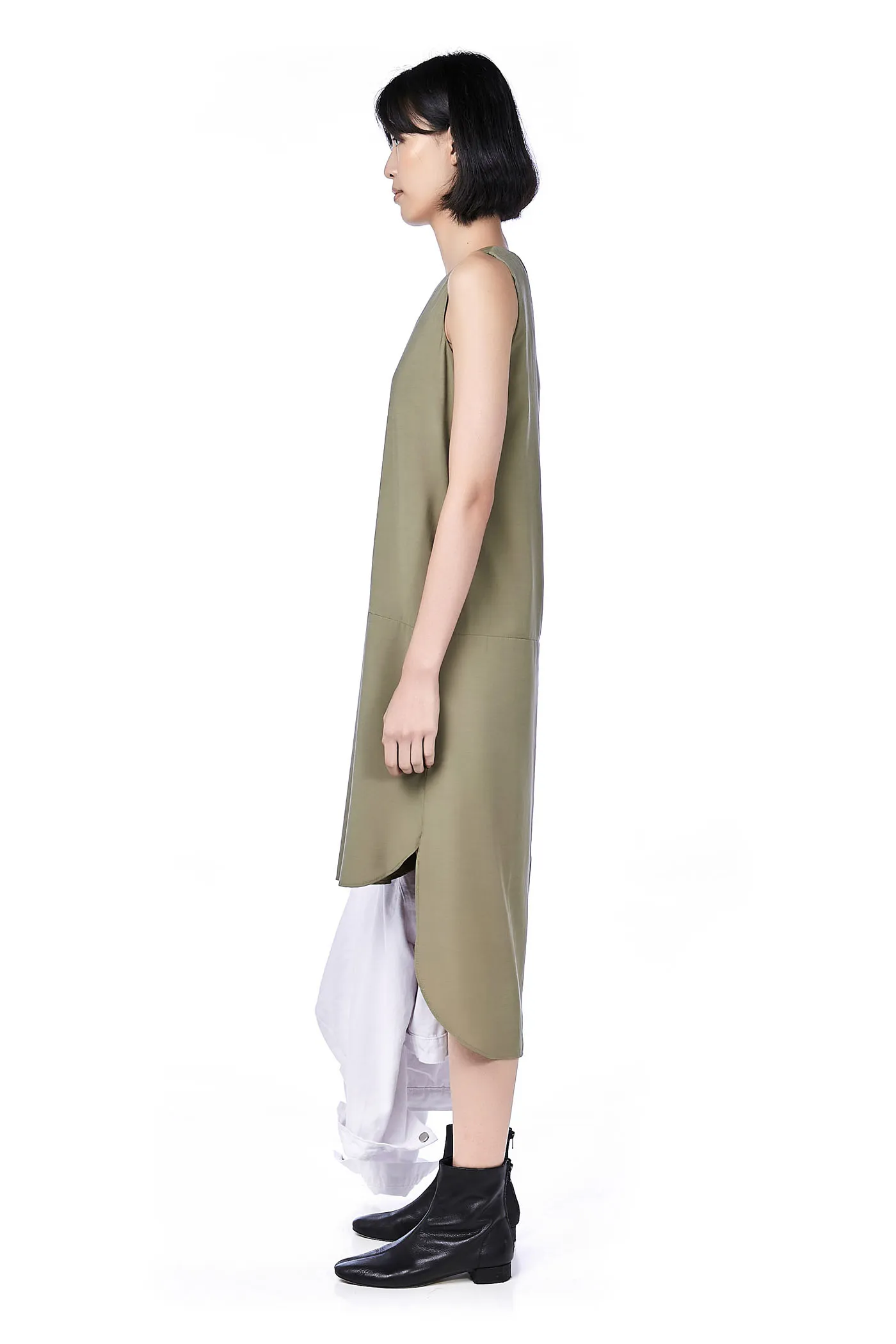 Gershwin Drop-Waist Tank Dress 