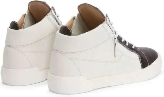 Giuseppe Zanotti Frankie colour-block leather sneakers White