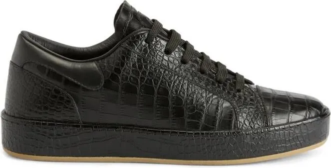 Giuseppe Zanotti Gz City leather sneakers Black