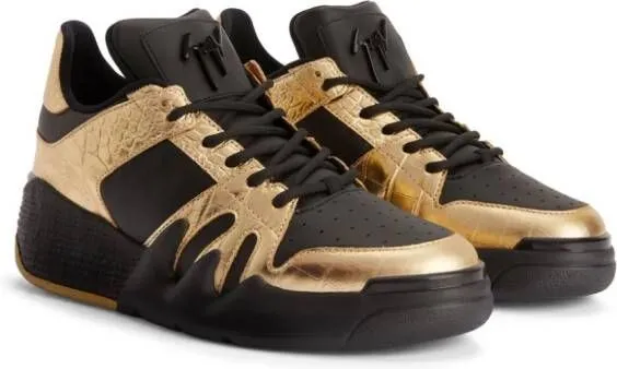 Giuseppe Zanotti Talon lace-up sneakers Gold