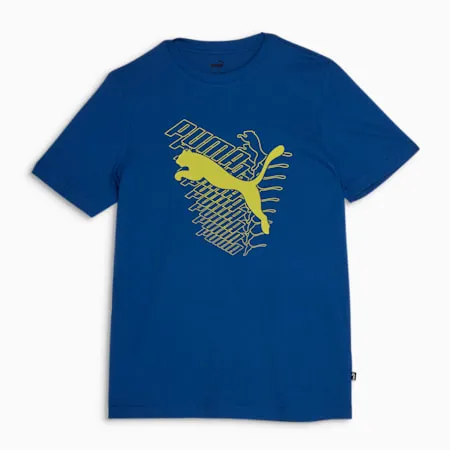 GRAPHICS Cat Men's Tee | Cobalt Glaze | PUMA Men | PUMA 