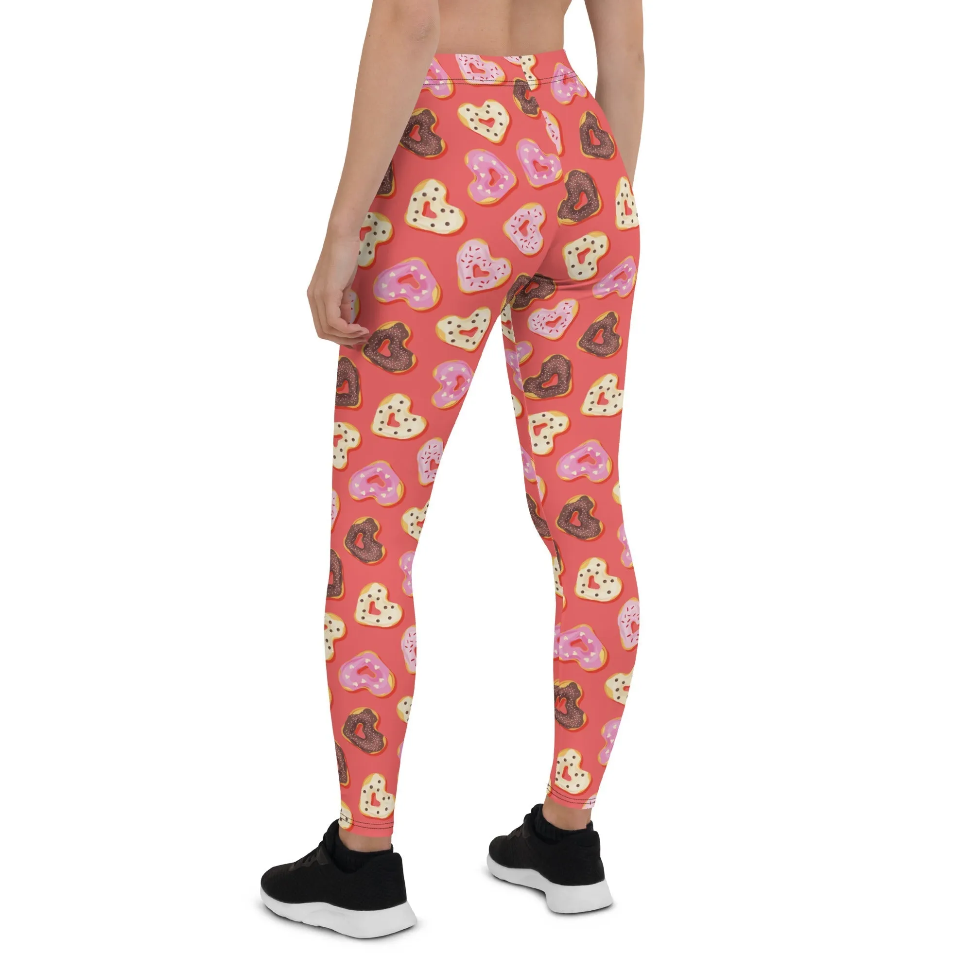 Heart Doughnuts Leggings