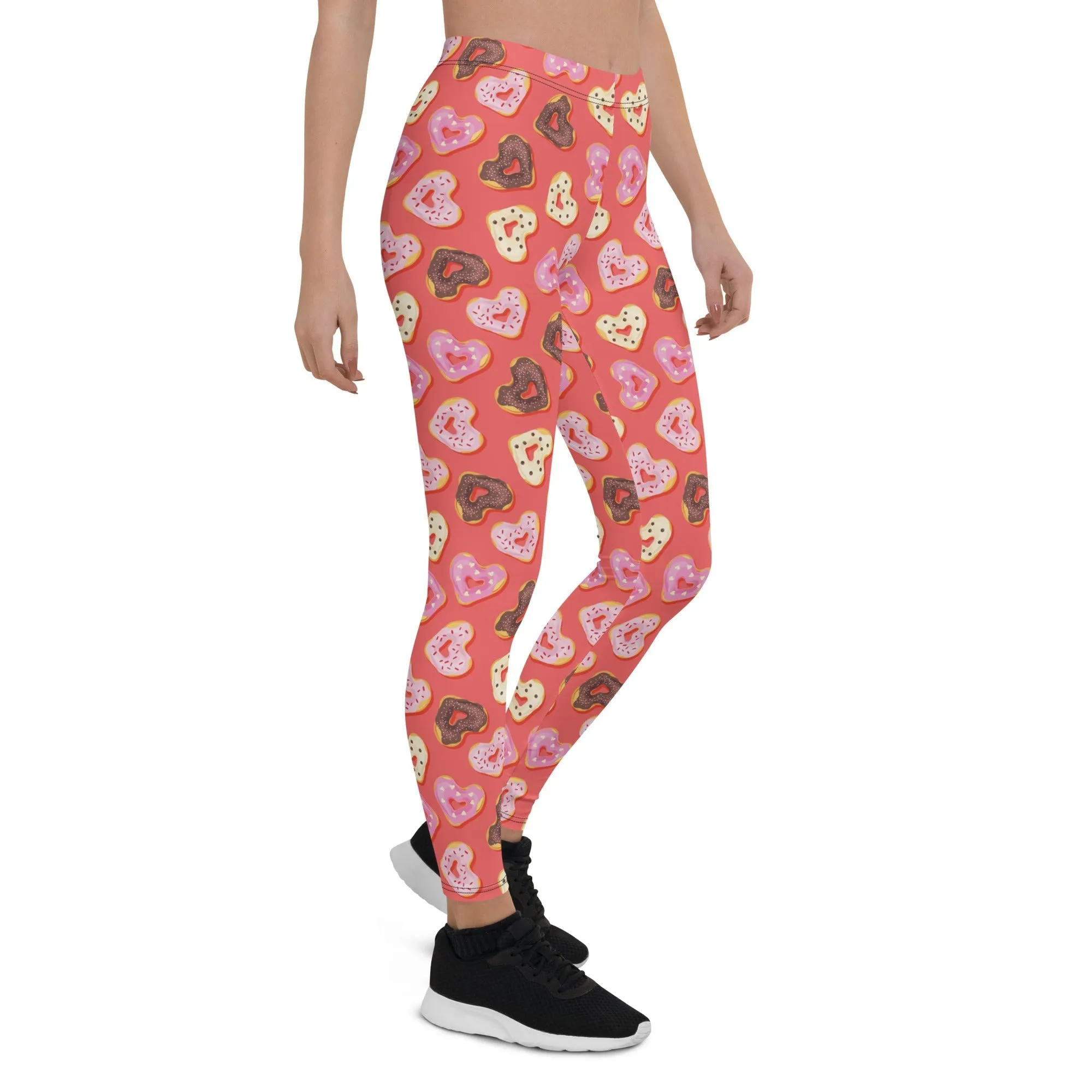 Heart Doughnuts Leggings