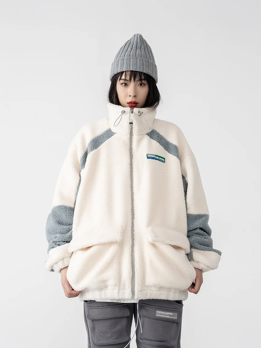 High Collar Sherpa Jacket