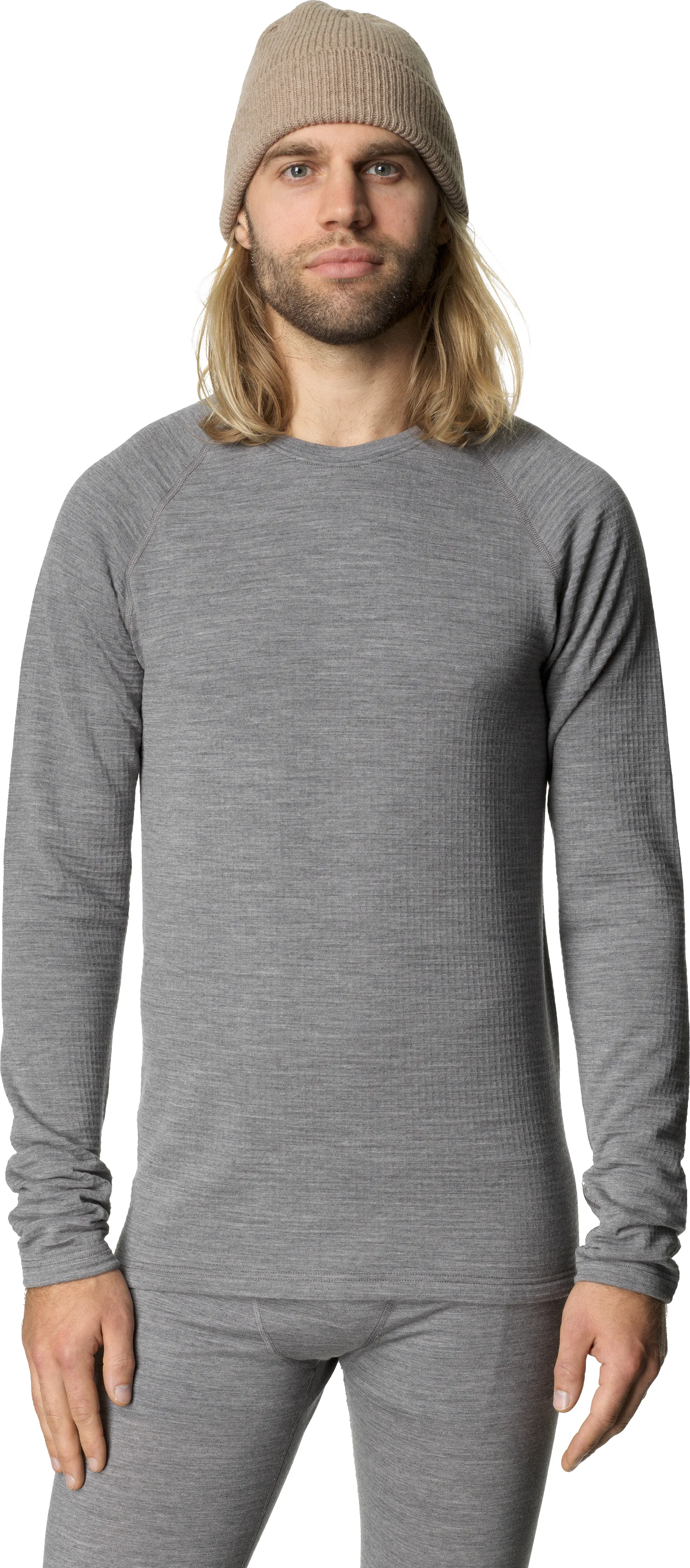 Houdini Men's Desoli Thermal Crew College Grey | Buy Houdini Men's Desoli Thermal Crew College Grey here | Outnorth