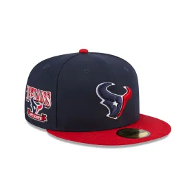 Houston Texans Throwback Hidden 59FIFTY Fitted Hat