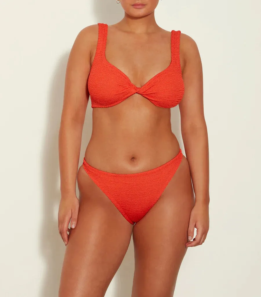 Hunza G Juno Bikini - Metallic Tangerine