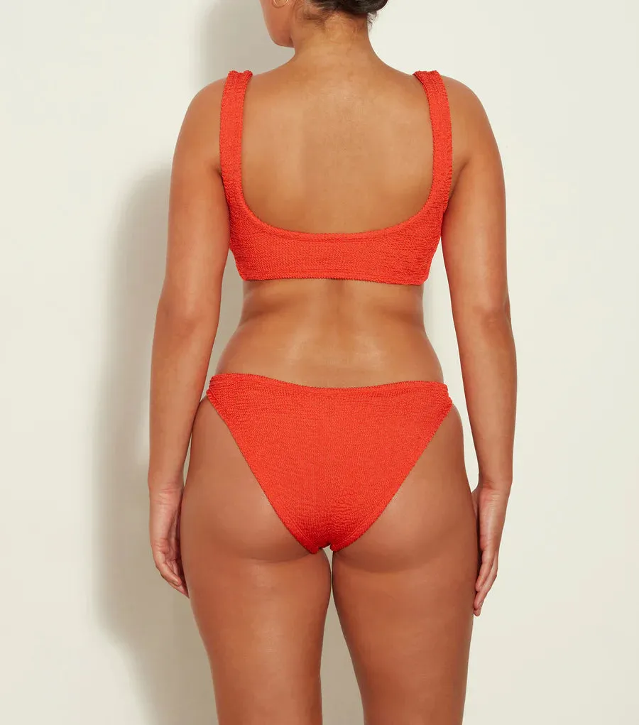 Hunza G Juno Bikini - Metallic Tangerine