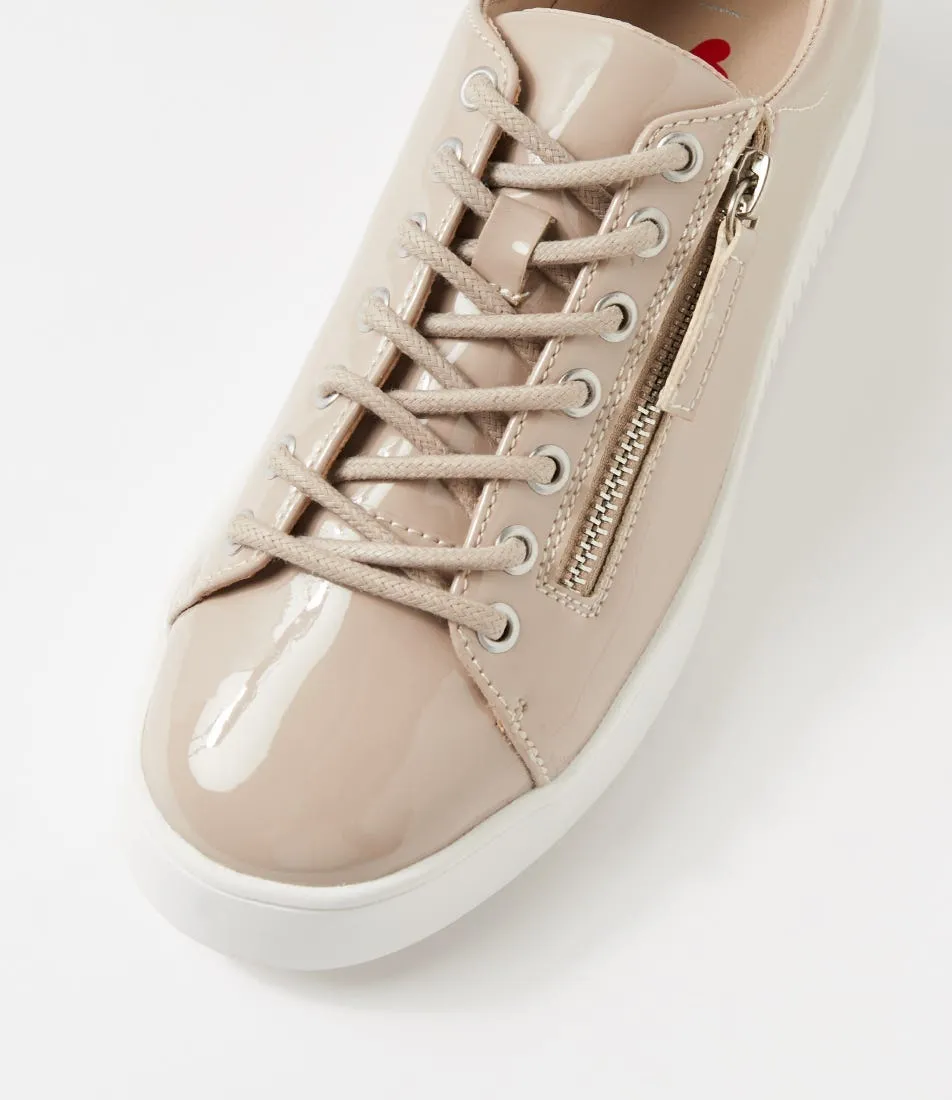 I LOVE BILLY Liberty Light Taupe Patent Pu Sneakers