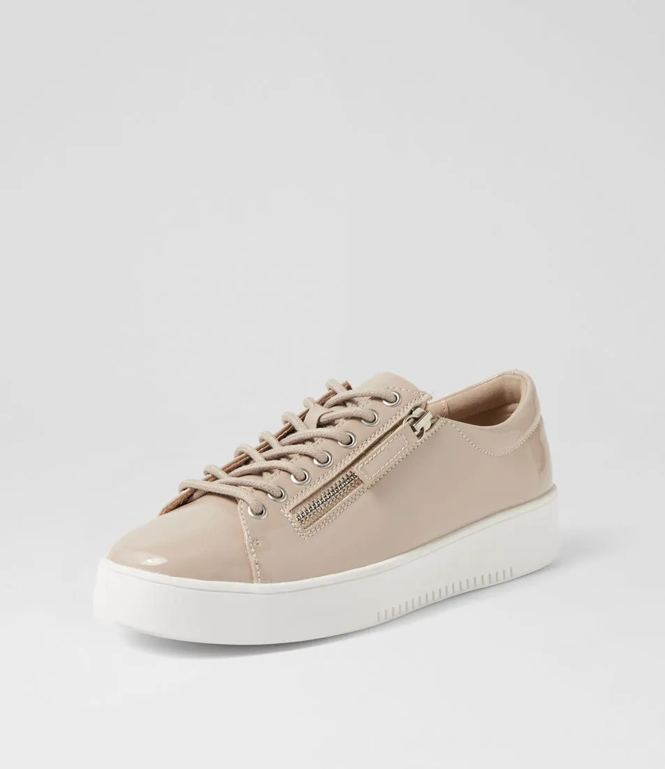 I LOVE BILLY Liberty Light Taupe Patent Pu Sneakers