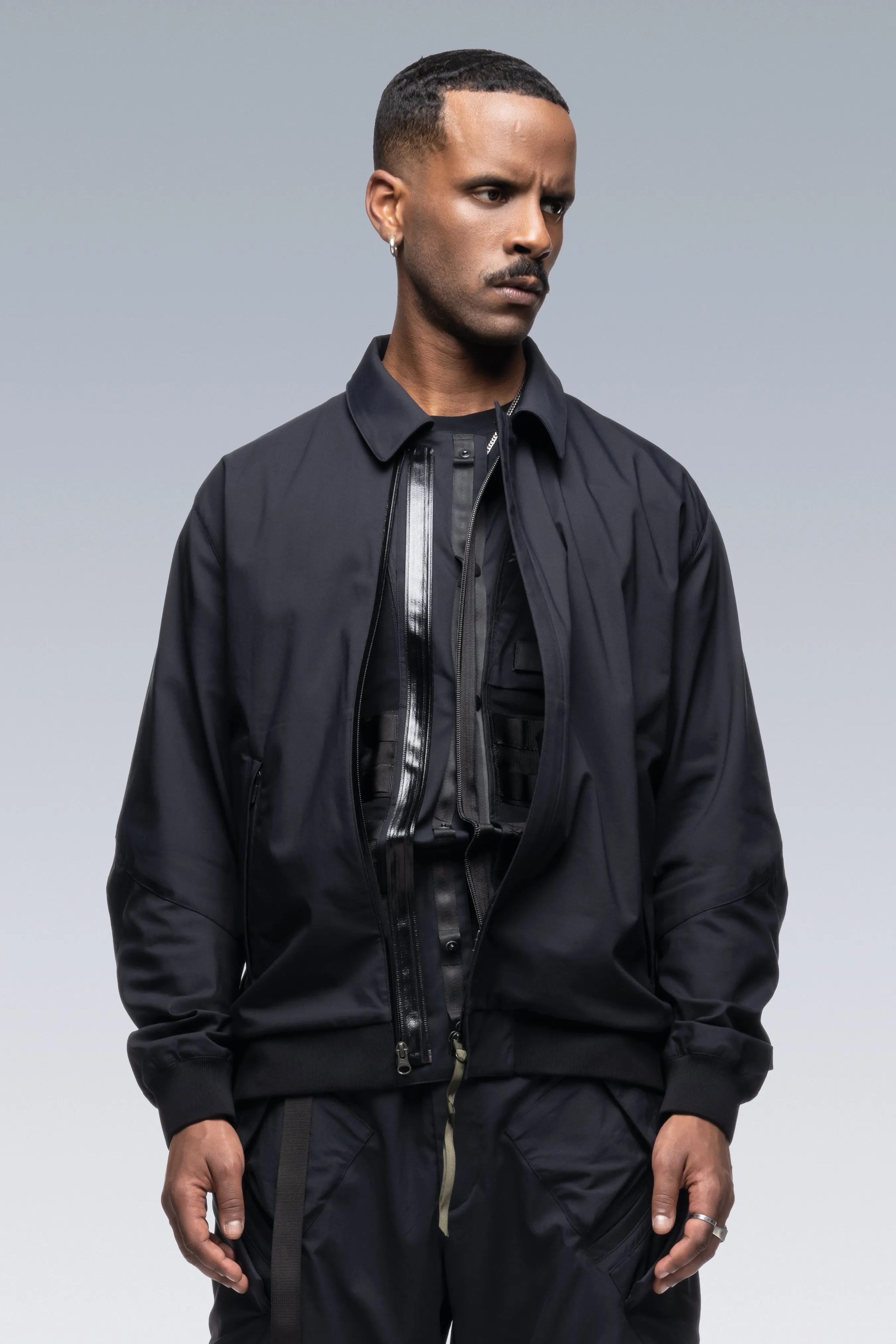 J111TS-CH Micro Twill Tec Sys Jacket - Black