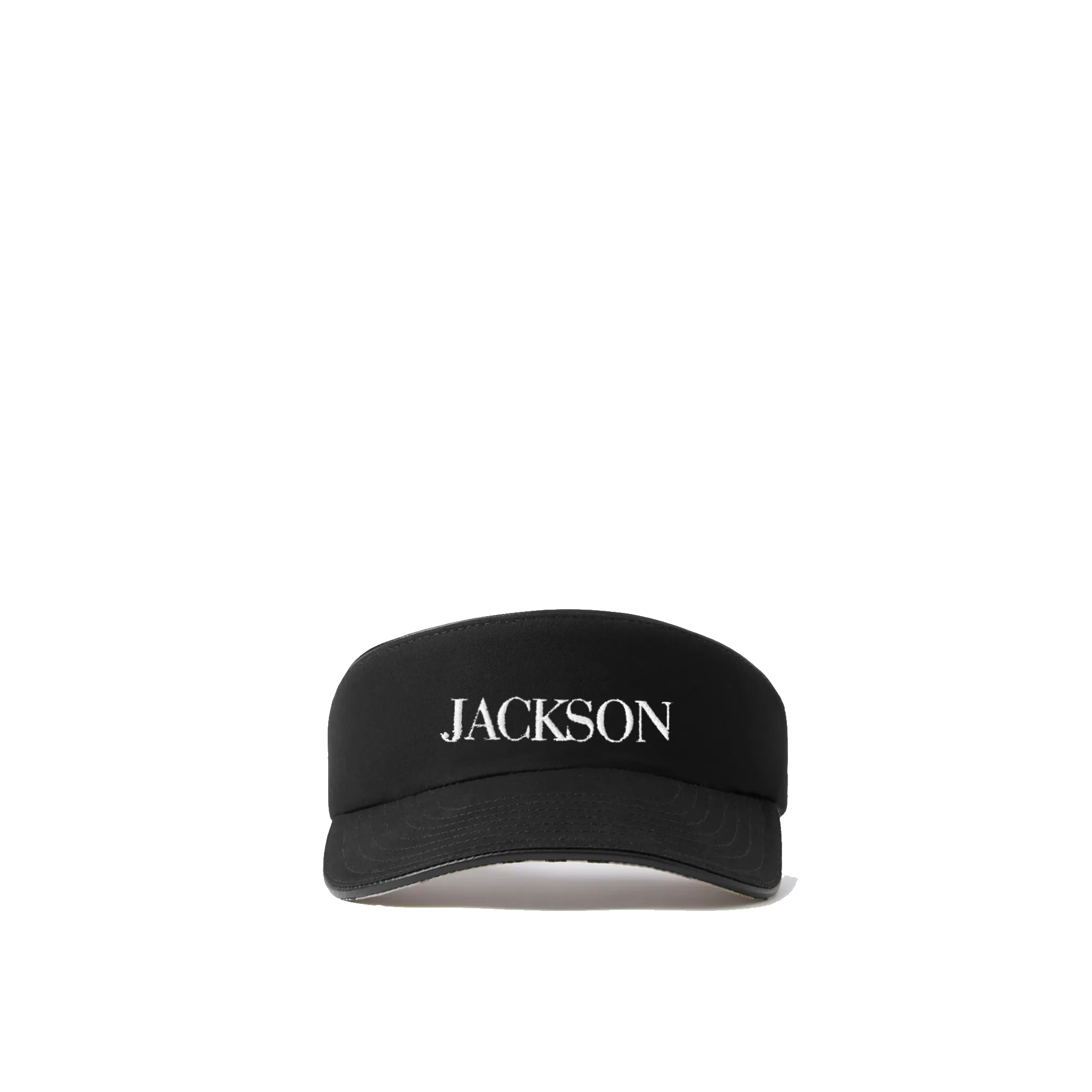 Jackson Logo Print Canvas Visor Hat