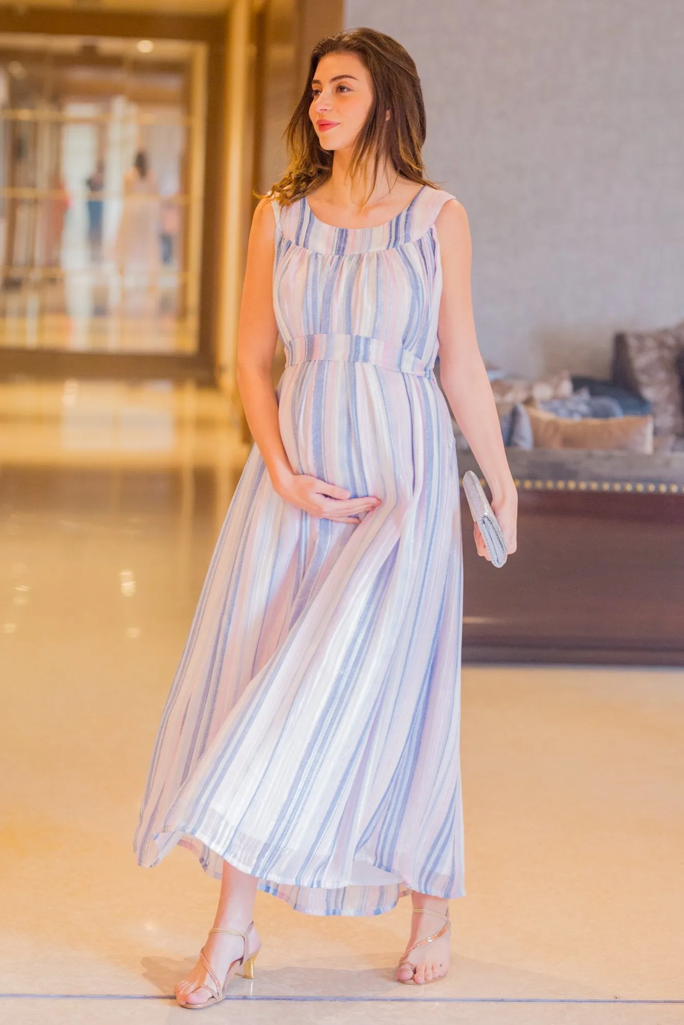 Jade Green Maternity Knot Dress