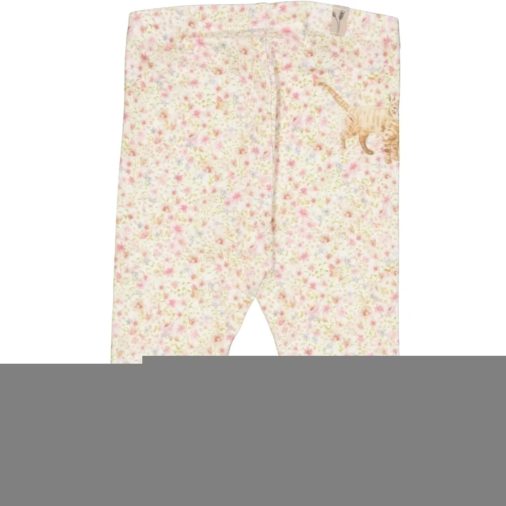 Jersey Leggings - watercolor flowers