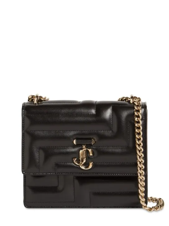 Jimmy Choo   Avenue Quad quilted nappa shoulder bag 