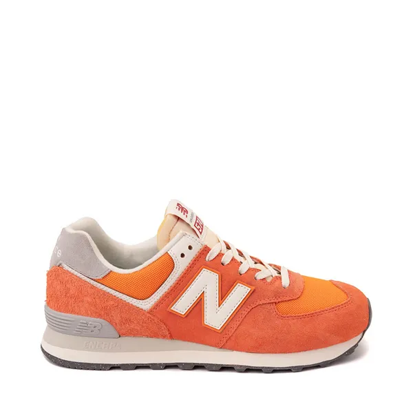 Journeys Mens New Balance 574 Athletic Shoe - Orange