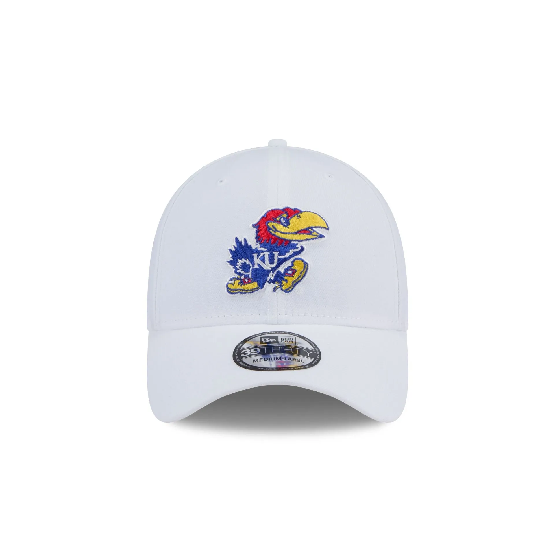 Kansas Jayhawks Chrome 39THIRTY Stretch Fit Hat