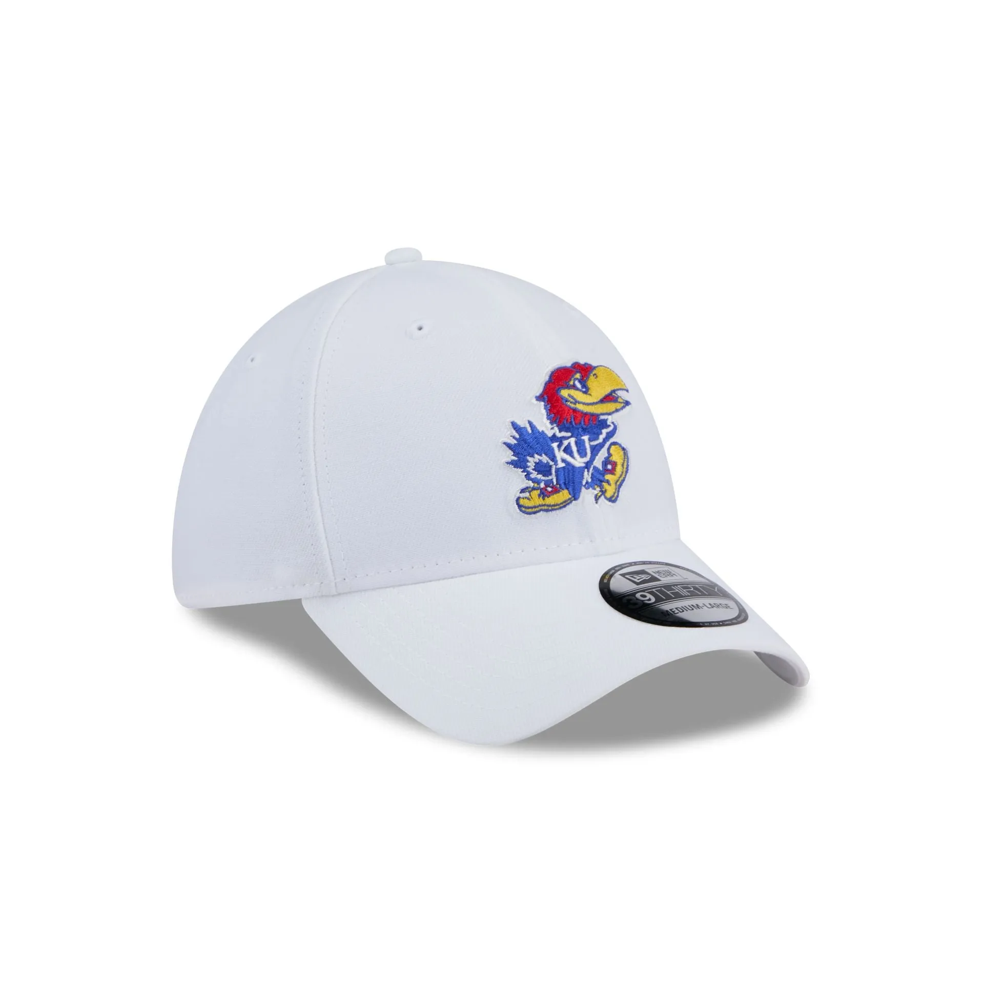 Kansas Jayhawks Chrome 39THIRTY Stretch Fit Hat