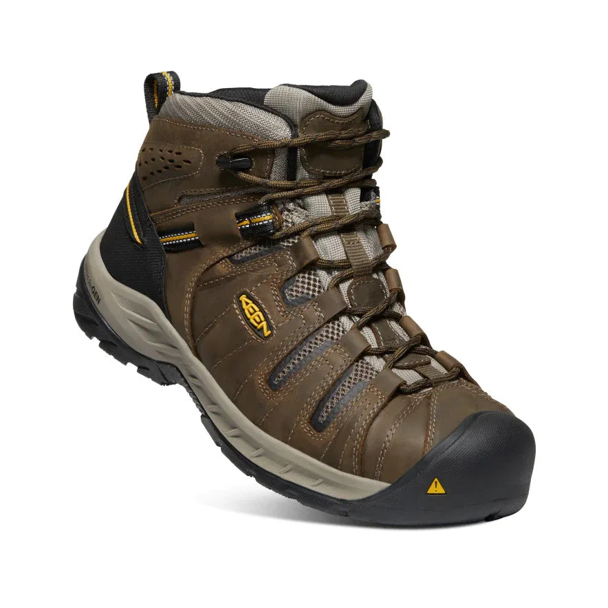 Keen Men's Flint II Boot (Steel Toe) 11.5D Cascade Brown/Golden Rod