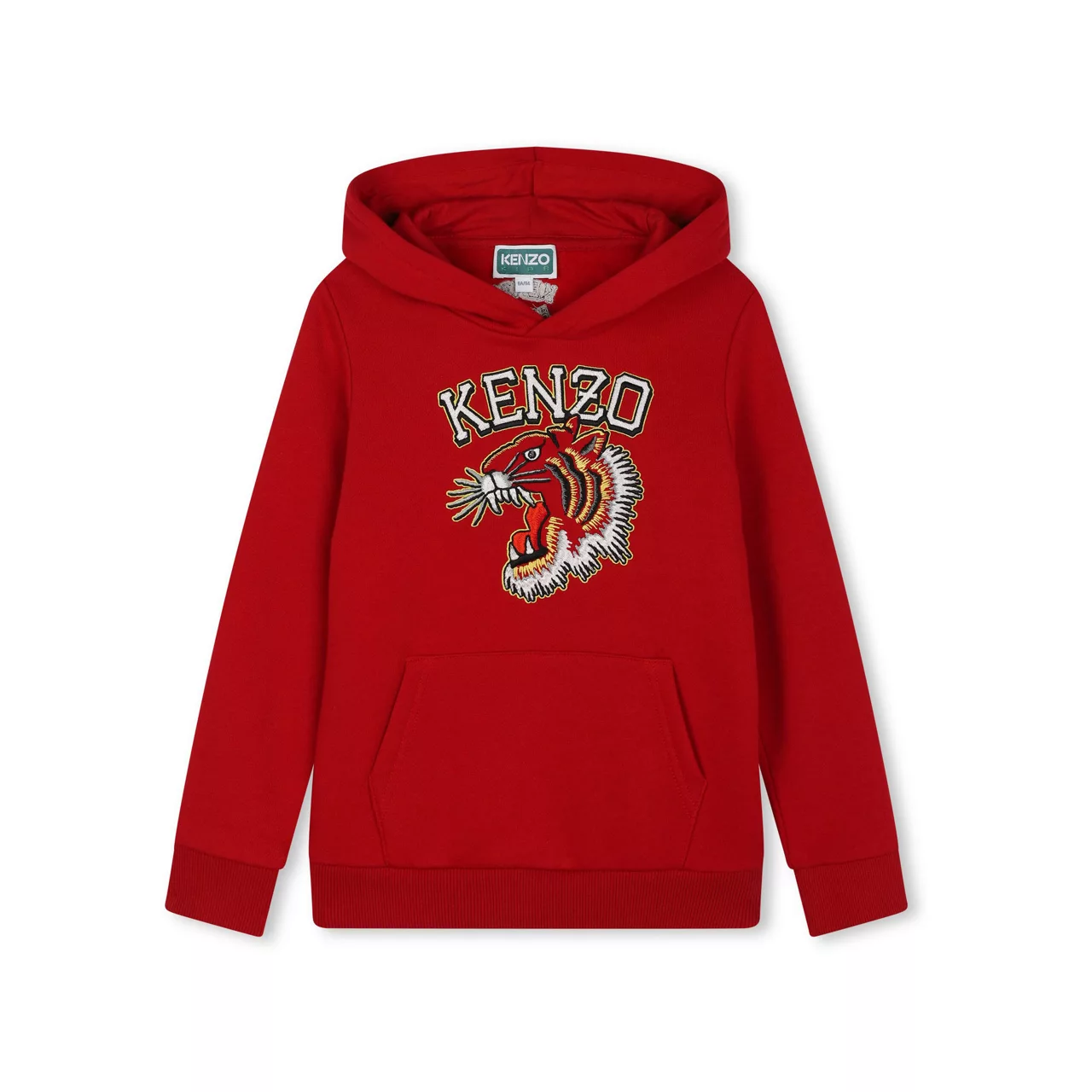 KENZO Tiger Logo Hoodie - Red