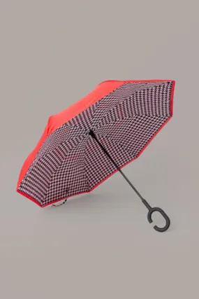 Kia Inverted Houndstooth Double Layer Umbrella