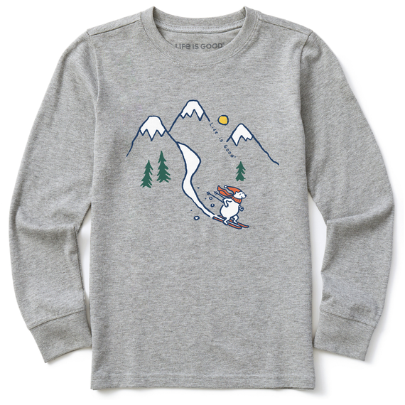 Kids Quicky Bear Ski Vista Long Sleeve Crusher Tee