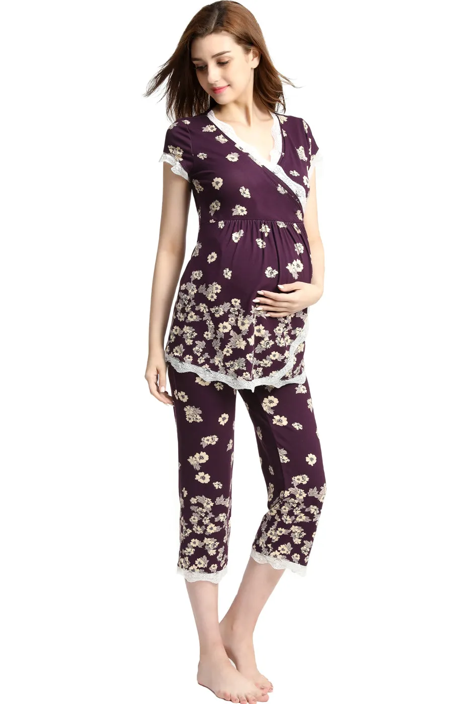 Kimi + Kai Maternity Addison Nursing PJ Set