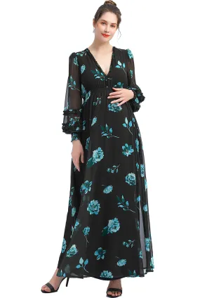 Kimi + Kai Maternity Elena Maxi Dress