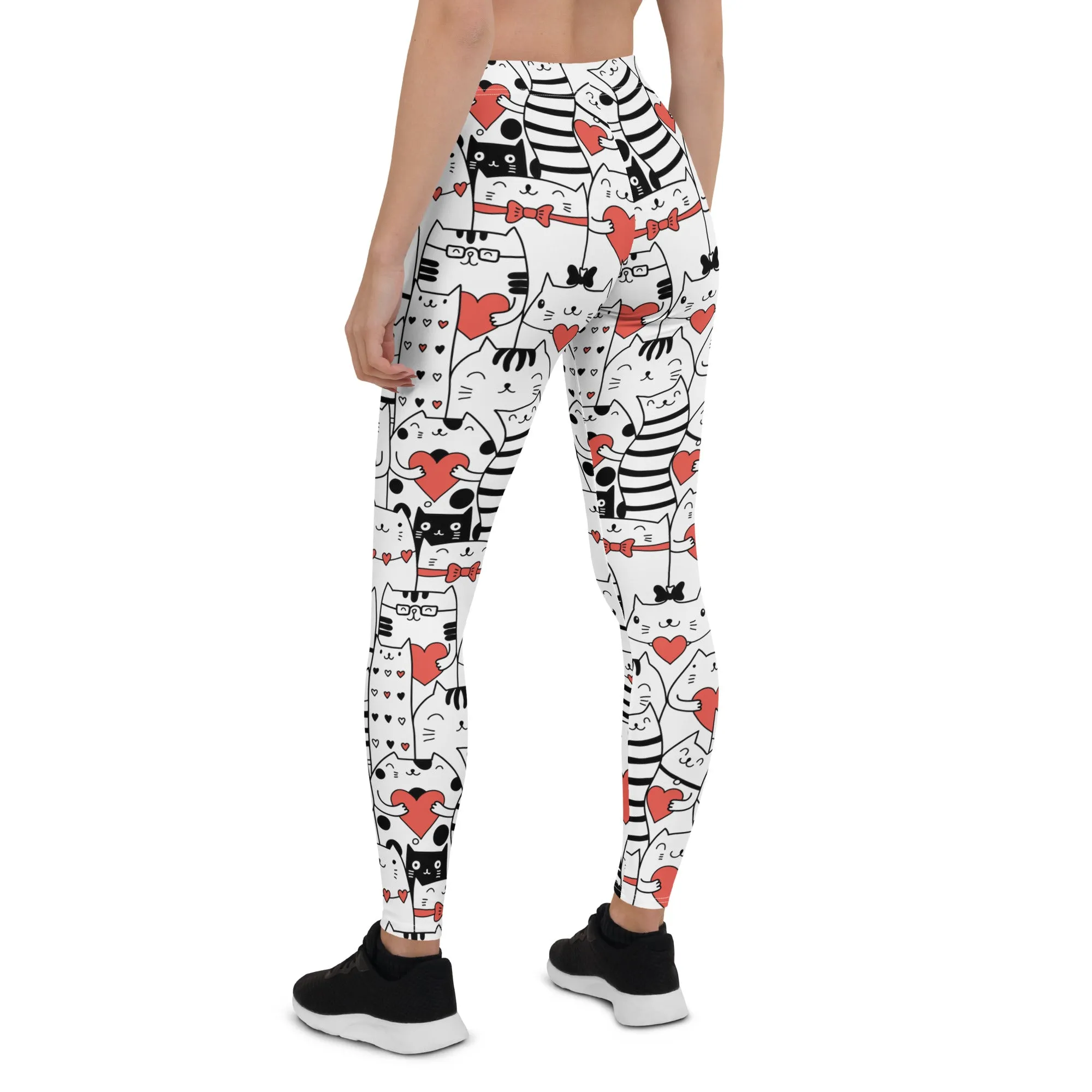 Kitties in Love Leggings